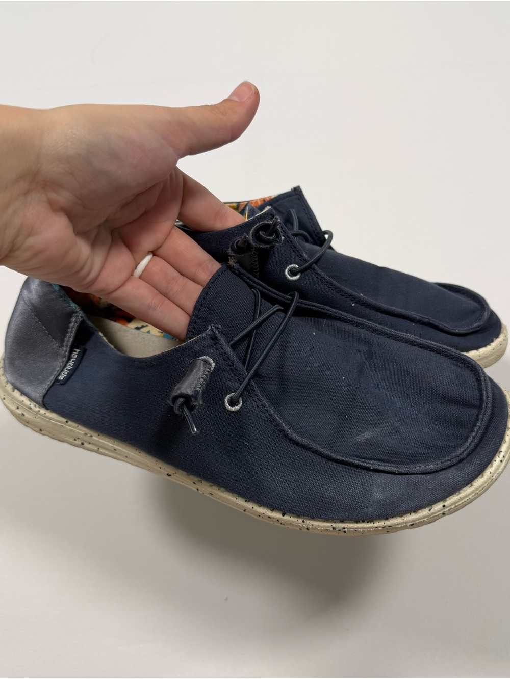 Hey Dude Wendy Canvas Shoes Size 8